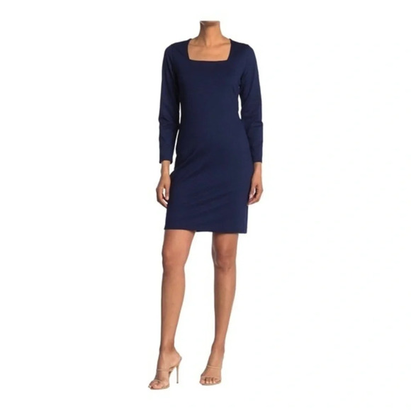 Max + Ash Square Neck Bodycon Dress NWOT - Picture 1 of 9